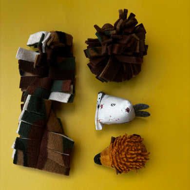 TOY BUNDLE #2: Toys for hedgehogs. Set of 4 hedgehog toys.
