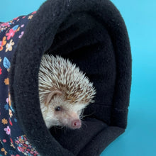 Load image into Gallery viewer, Flower hedgehog full cage set. Tent house, snuggle sack, tunnel cage set for hedgehog or small pet.