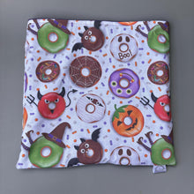 Load image into Gallery viewer, LARGE Halloween donuts snuggle sack. Snuggle pouch for guinea pigs