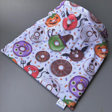 Load image into Gallery viewer, LARGE Halloween donuts snuggle sack. Snuggle pouch for guinea pigs