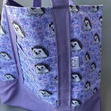 Load image into Gallery viewer, Happy Quills shopping bag. Reusable tote bag. Pet lover bag.