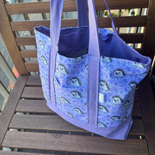 Load image into Gallery viewer, Happy Quills shopping bag. Reusable tote bag. Pet lover bag.